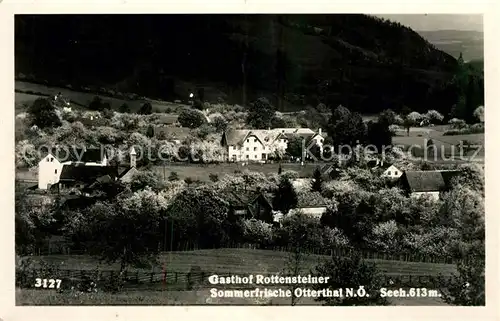 AK / Ansichtskarte Otterthal_Niederoesterreich Gasthof Rottensteiner Otterthal