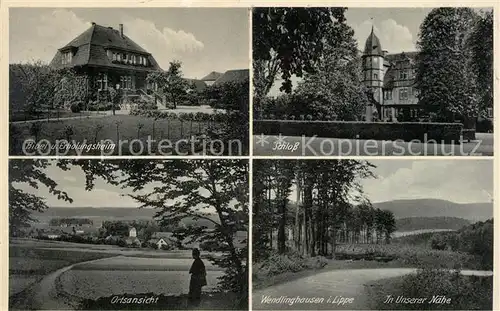 AK / Ansichtskarte Wendlinghausen Erholungsheim Schloss Panorama  Wendlinghausen