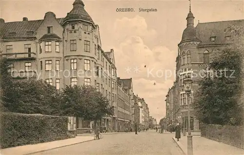 AK / Ansichtskarte oerebro Storgatan oerebro