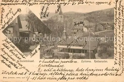 AK / Ansichtskarte Lyckorna Societetshuset Restauranten 