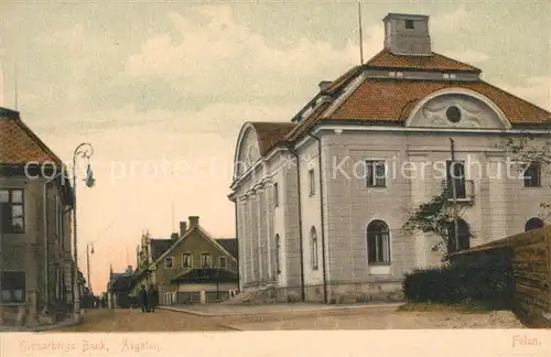 AK / Ansichtskarte Kopparberg Koppabergs Bank Asgatan Kopparberg