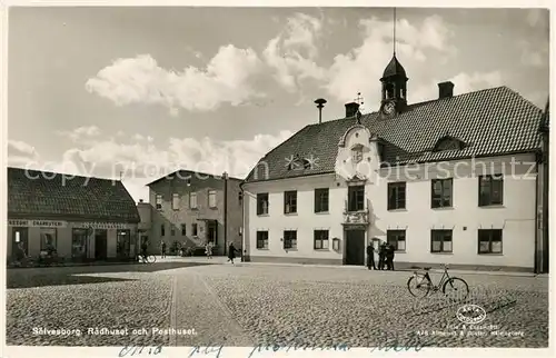 AK / Ansichtskarte Soelvesborg Radhuset och Posthuset Soelvesborg