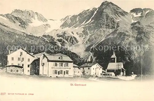 AK / Ansichtskarte St_Gertraud Hotel Eller St_Gertraud