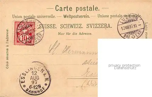 AK / Ansichtskarte Luzern_LU Guetsch Panorama Luzern_LU