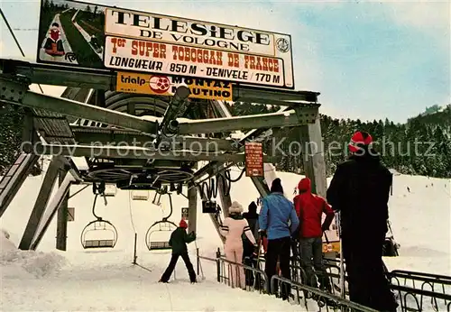 AK / Ansichtskarte La_Bresse Hotel des Vallees Telesiege  La_Bresse