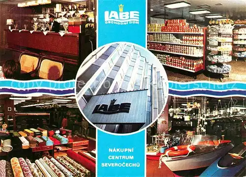 AK / Ansichtskarte Usti_nad_Labem Labe Obchodni Dum Usti_nad_Labem