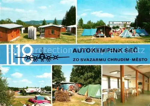 AK / Ansichtskarte Chrudim Kemphotel Restaurant Camping Chrudim