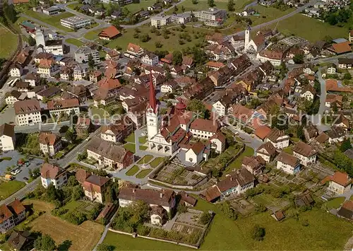 AK / Ansichtskarte Beromuenster Flecken Fliegeraufnahme Beromuenster