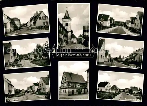 AK / Ansichtskarte Hochstadt_Hessen Jaegerstrasse Sudetenstrasse Lindenstrasse Bahnhofsstrasse  Hochstadt_Hessen