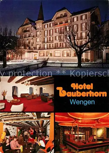 AK / Ansichtskarte Wengen_BE Hotel Lauberhorn Wengen_BE