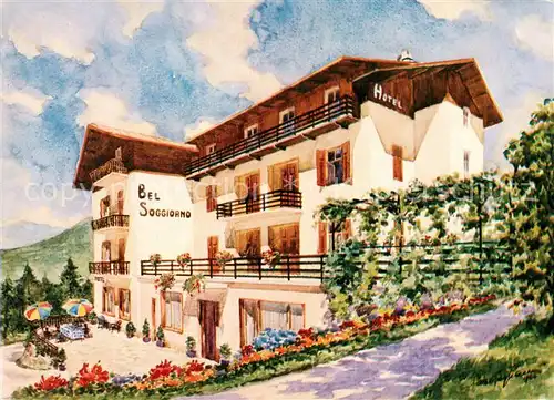 AK / Ansichtskarte Malosco Hotel bel Soggiorno Malosco