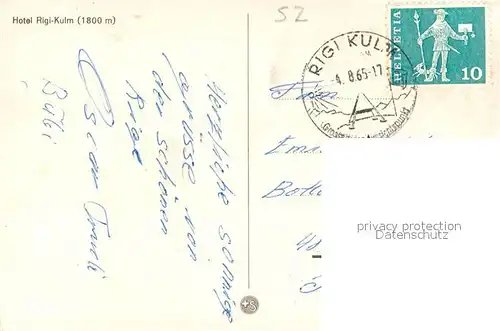AK / Ansichtskarte Rigi_Kulm Hotel Rigi Kulm Rigi_Kulm