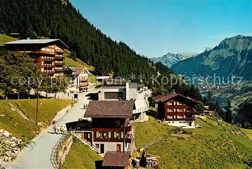 AK / Ansichtskarte Muerren_BE Hotel Eiger Bergstation Muerrenbahn Muerren_BE