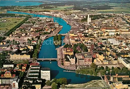 AK / Ansichtskarte Norrkoeping Fliegeraufnahme Norrkoeping