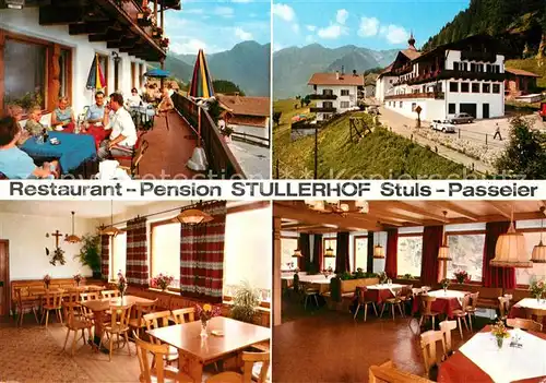 AK / Ansichtskarte Stuls Restaurant Pension Stullerhof Passeier Stuls
