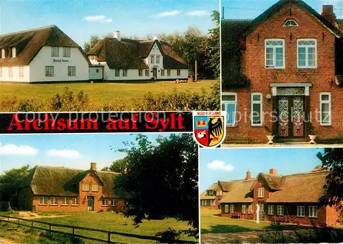 AK / Ansichtskarte Archsum Pfauenhof Historisches Friesenhaus Portal Archsum