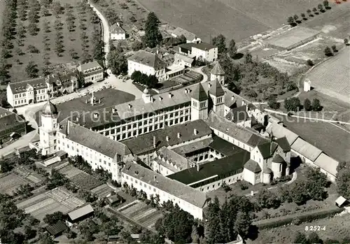 AK / Ansichtskarte Seckau Benediktiner Abtei Romanische Basilika Fliegeraufnahme Seckau