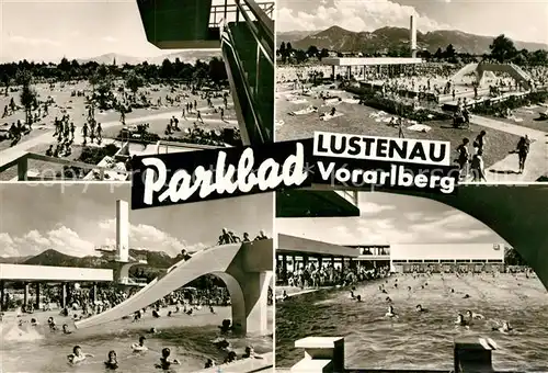 AK / Ansichtskarte Lustenau Parkbad Freizeitbad Schwimmbad Lustenau