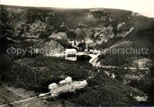 AK / Ansichtskarte Orbey_Haut_Rhin Lac Noir Lac de l Usine Hydro Electrique et des Cites vue aerienne Orbey_Haut_Rhin