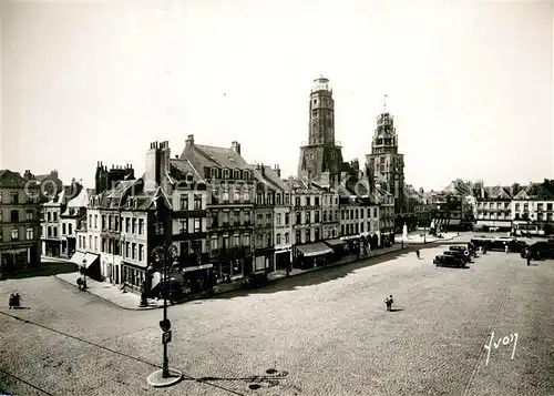 AK / Ansichtskarte Calais Place d Armes Marche aux herbes Calais