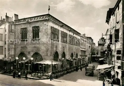 AK / Ansichtskarte Perpignan La Loge et Rue des Marchands Perpignan