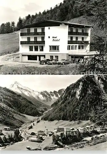 AK / Ansichtskarte Samnaun_Dorf Hotel Bristol Alpenpanorama Samnaun Dorf