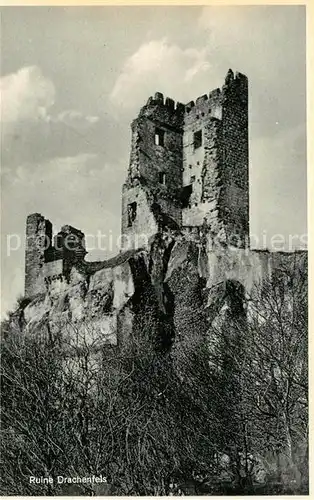 AK / Ansichtskarte Drachenfels Burg  Drachenfels