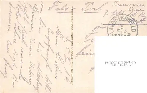 AK / Ansichtskarte Lager_Lechfeld Truppenuebungsplatz Mittlere Lagerstrasse Lager_Lechfeld