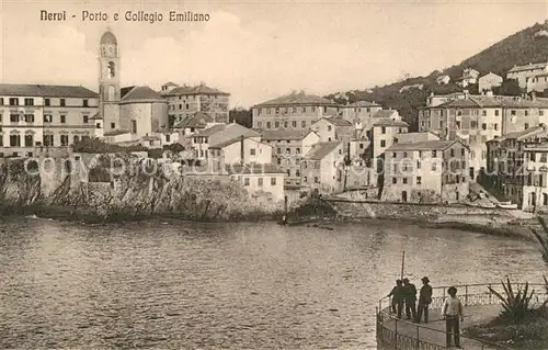 AK / Ansichtskarte Nervi Porto e Collegio Emiliano Nervi