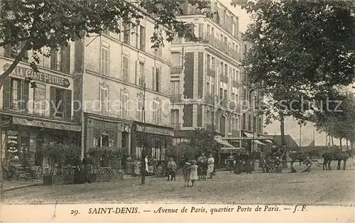 AK / Ansichtskarte Saint Denis_Aude Avenue de Paris quartier Porte de Paris Saint Denis Aude