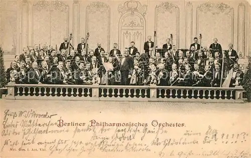 AK / Ansichtskarte Berlin Berliner Philharmonisches Orchester Berlin