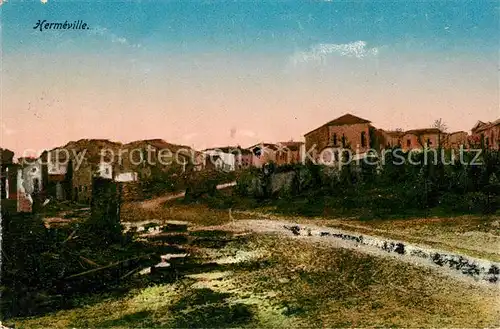 AK / Ansichtskarte Hermeville Vue partielle Hermeville