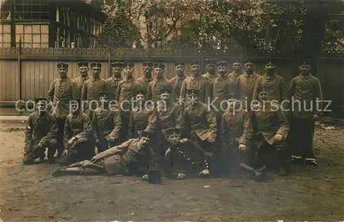 AK / Ansichtskarte Hamburg Soldaten Kompanie Gruppenbild Hamburg