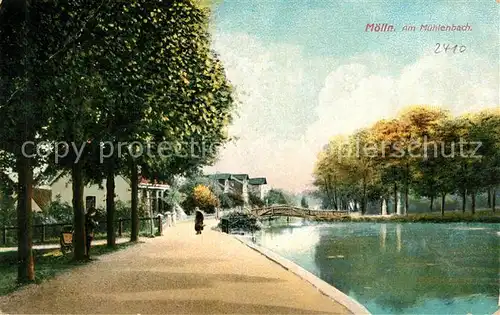 AK / Ansichtskarte Moelln_Lauenburg Am Muehlenbach Moelln_Lauenburg