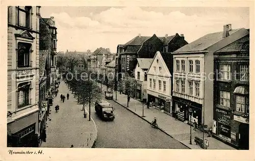 AK / Ansichtskarte Neumuenster_Schleswig Holstein Strassenpartie Neumuenster