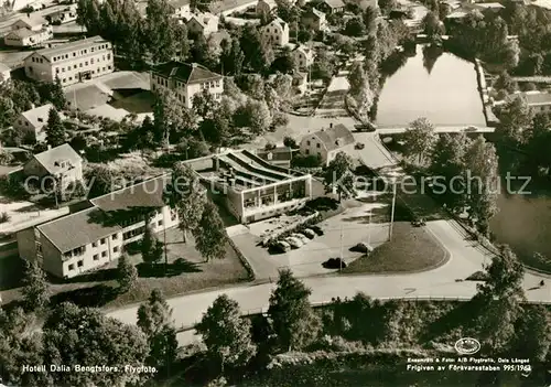 AK / Ansichtskarte Bengtsfors Hotell Dalia Flygfoto Bengtsfors