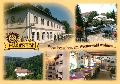AK / Ansichtskarte Kirchbach_Kaernten Hotel Restaurant Marienhof Kirchbach Kaernten