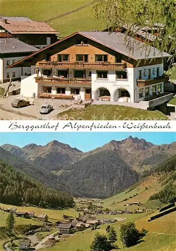 AK / Ansichtskarte Weissenbach_Ahrntal Fliegeraufnahme Berggasthof Alpenfrieden Weissenbach Ahrntal