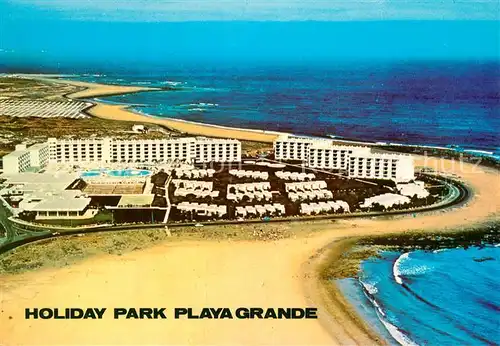 AK / Ansichtskarte Lanzarote_Kanarische Inseln Fliegeraufnahme Holiday Park Playa Grande Lanzarote
