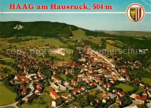 AK / Ansichtskarte Haag_Hausruck Fliegeraufnahme Tennis Minigolg Schwimmbad Haag Hausruck