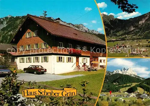 AK / Ansichtskarte Graen_Tirol Pension Haus Scheiber Graen Waltraud Lorenz Graen_Tirol