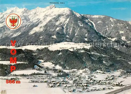 AK / Ansichtskarte Vomp_Tirol Fliegeraufnahme Reitschule Reithalle Inntal Vomp_Tirol