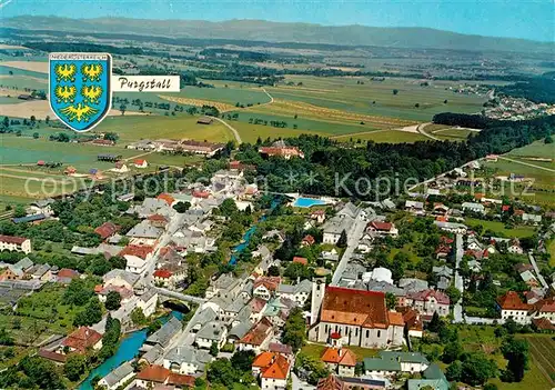 AK / Ansichtskarte Purgstall_Erlauf Fliegeraufnahme  Purgstall_Erlauf