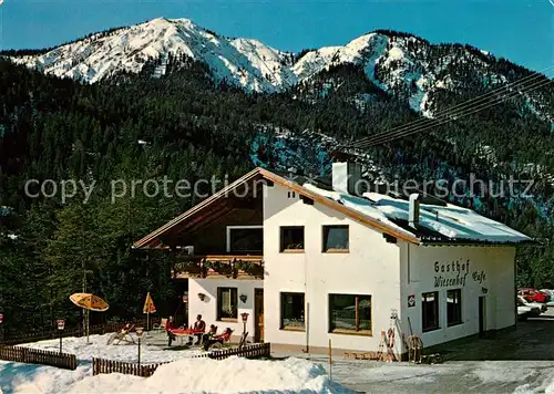 AK / Ansichtskarte Scharnitz Gasthaus Cafe Wiesenhof Scharnitz