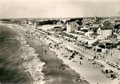 AK / Ansichtskarte Saint Gilles sur Vie_Vendee La Plage vue aerienne Saint Gilles sur Vie