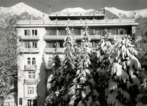 AK / Ansichtskarte Bad_Gastein Hotel Salzburgerhof im Winter Bad_Gastein