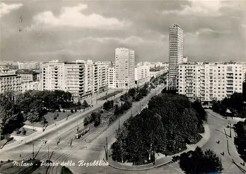 AK / Ansichtskarte Milano Piazza della Repubblica Grattacielo Milano