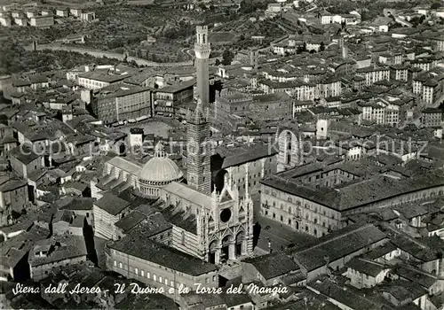 AK / Ansichtskarte Siena dall aereo Il Duomo e la Torre del Mangia Siena
