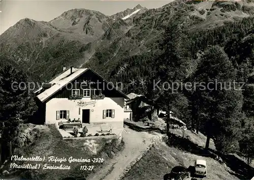 AK / Ansichtskarte Rifugio_Genziana Berghaus Alpen Rifugio Genziana