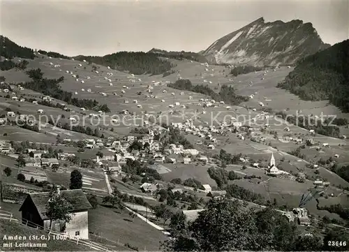 AK / Ansichtskarte Amden_SG Panorama mit Leistkamm Amden_SG